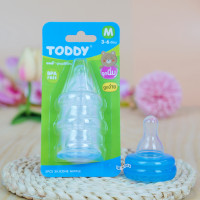 ราคา Toddy ทอดดี้ จุกนมซิลิโคนทอดดี้แพ็ค3ชิ้น (3009362610)