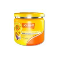 ราคา Lolane natura hair treatment for color care sunflower extract biotin ครีมหมักผม โลแลน เนทูร่า ดอกทานตะวัน สำหรับผมทำสี (1362316146)