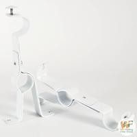 ราคา ราวม่าน ขาราวม่าน ขาจับราวม่าน ขายึดราวม่าน 26มม ใช้ได้กับราวขนาด20 28มม ขา2ชั้นดำ (4211958979)