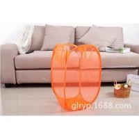 ราคา Foldable Laundry Basket storage boxes Portable Clothes Basket laundry bag basket Fold Laundry Bag Pop Up Mesh home storage (22508626342)