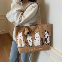 ราคา พร้อมส่งจากไทย กระเป๋าผ้า มีซิป กระเป๋าผ้าแคนวาส กระเป๋าสไตล์เกาหลีลายน่ารัก (24528228125)