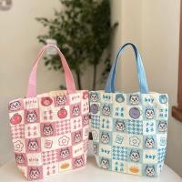 ราคา Handbag With Purse Women Fashion Casual Cartoon Animation Pattern Portable Canvas Student Casual Mini Handbag Female Large Capacity Shoulder Bag (23410975944)