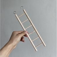 ราคา F 6 บันไดของเล่นนกแก้ว บันไดไม้ ทำจากไม้ธรรมชาติ ปลอดภัยสำหรับนก (13749775969)