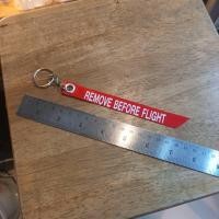 ราคา Tec40 REMOVE BEFORE FLIGHT Tag Key Chain พวงกุญแจ สกรีน (21326315019)