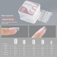 ราคา YTFSKFUI 100ชิ้นเล็บpvcใสงานกล่องแบรนด์ เล็บปลอม เล็บpvc สีใส สีขาว สีขาวขุ่นแบบเต็มเล็บ เล็บปลอม เล็บปลอม แบบบางพิเศษ ไร้รอยต่อ ป้องกันรอยขีดข่วน จํานวน 100 ชิ้น (24543725073)