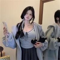 ราคา oobest เสื้อบังทรงตกแต่งลูกไม้เสื้อกล้ามผู้หญิงคอวีเสื้อท่อนบนคอวีเสื้อเอวลอยเข้ารูปพอดีเสื้อกั๊ก Cewek Seksi นุ่มสบายระบายอากาศได้ดีเสื้อบังทรงเสื้อแขนกุด (24472686963)