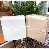 ราคา กระดาษทิชชู่พันแก้วกาแฟ มีสีขาวและน้ำตาล 200ชิ้น แพค (14414807812)