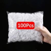 ราคา หมวกอาบน้ำ Shower cap 100 ชิ้น หมวกคลุมผมพลาสติก หมวกอาบน้ำโรงแรม หมวกกันน้ำ หมวกคลุมผม พร้อมส่ง (24081204280)