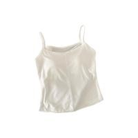 ราคา Y2k Knitted V Neck Camisole Slim fit Lace Trim Strappy Tank Tops Hottie Cotton Short Vest Summer Slim Elegant Camis (23902814942)