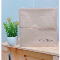 ราคา กระดาษทิชชู่ กระดาษพันแก้วสีน้ำตาล จำนวน 200 ชิ้น แพค (16330957395)