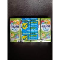 ราคา นมเปรี้ยวดัชมิลล์ 1 แพ็ค รสผลไม้รวม 4กล่อง 165มล (19081823810)
