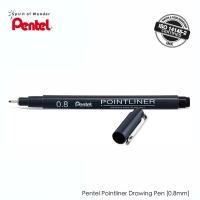 ราคา Pentel ปากกาตัดเส้น เพนเทล Pointliner หมึกสีดำ หัวปากกา 5 ขนาด 0 05 0 1 0 3 0 5 0 8mm (2286454472)