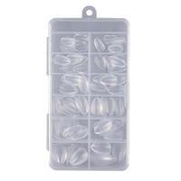 ราคา XJING 120 100pcs Nail Tips Short Full Cover Frosted Press On Fake Nails Ultra thin Almond False Nail Tips Nail Extension Building Manicure Free Of Engraving Grinding Nail Art Tool (23921924594)