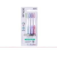 ราคา เซต 4ชิ้น SKYNLAB Slim Soft Toothbrush สกินแล็บ สลิม ซอฟต์ แปรงสีฟัน (23576704286)