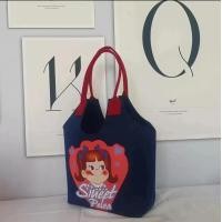 ราคา Felt Bag Cartoon Pattern Tote Bag Gift Bag New Cartoon Printed Felt Handbag (24080595152)