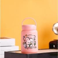 ราคา กระบอกน้ำลายน่ารัก แก้วใส่น้ำ ใส่น้ำดื่มร้อนเย็น ขนาด450ML (24608872601)