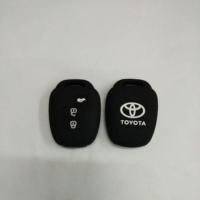 ราคา ซิลิโคนกุญแจ ซิลิโคนรีโมทกุญแจ Toyota Yaris 2017 vios Ativ 3 ปุ่ม ซิลิโคนหุ้มกุญแจรถ ยนต์ โตโยต้า (6320322365)