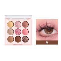 ราคา อายแชโดว์เนื้อแมท พาเลตต์ 9 สี อายแชโดว์เนื้อชิมเมอร์ กลิตเตอร์ ติดทนนาน เมคอัพ เครื่องสำอาง (23138275682)