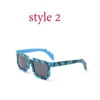 ราคา แว่นกันแดด Thug Life Minecraft 8 Bit Pixelated Mosaic Gamer Photo Props Glasses For Adults Party (15314440070)