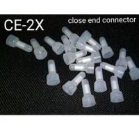 ราคา SOE หมวกย้ำสายไฟ CE 2X ขาวใส หางปลาย้ำสายไฟ 1 0 2 0 Sq mm 100 อัน ถุง terminal 17 9m m (630032402)