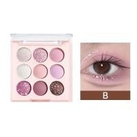 ราคา อายแชโดว์เนื้อแมท พาเลตต์ 9 สี อายแชโดว์เนื้อชิมเมอร์ กลิตเตอร์ ติดทนนาน เมคอัพ เครื่องสำอาง (23138275683)