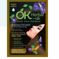 ราคา OK Herbal Color Care Shampoo 30ml Brightens and Soothes Hair with Butterfly Pea and Ginseng Extract Single Pack (22965273615)