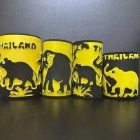ราคา ปลอกเก็บความเย็น ปลอกเบียร์ แกะลายช้างสวยงาม งานละเอียดหนาหลายชั้น เก็บความเย็นได้นาน กันร้อนกันกระแทรก ขนาด กระป๋อง320 มล ขวดเล็ก 330 มล และ ขวดใหญ่ 620 มล (23818756117)
