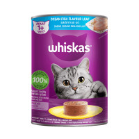 ราคา Mars Whiskas Can Ocean Fish Flavour Loaf วิสกัส อาหารแมวอายุ 1 ปีขึ้นไป ชนิดเปียก แบบกระป๋อง รสปลาทะเล 400g (24090886936)