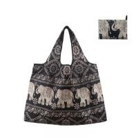 ราคา XUANYU Elephant Print Foldable Bag Light Weight Womens Drawstring Travel Backpack Large Capacity Handbag Mothers Waterproof Shopping Handbag (24415489811)