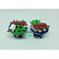 ราคา พานจิ๋วของไหว้บูชาองค์พระ พระพิฆเนศ พานขนมไทยมงคล พานดินปั้น เส้นผ่าศูนย์กลาง 4 5ซม (12247112539)