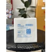 ราคา 100ชิ้น ห่อ Softmed Gauze ซอฟท์เมด ผ้าก๊อซฝ้าย ผ้าปิดแผล หนา 8 ชั้น มีขนาด 2x2 3x3 4x4 พร้อมสงจาก กทม (21727401724)