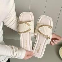 ราคา ส่งเร็ว รองเท้าแตะผู้หญิง พื้นนุ่ม ลำลองสไตล์เกาหลี slider ใส่สบาย แฟชั่น นำเข้าราคาถุก T 103 (24531134683)