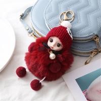 ราคา New Big Eyed Baby Doll Keychain Plush Creative Toy Bag Pendant Keychain Gift Accessories (24188788685)