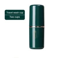 ราคา Travel Portable Toothbrush Cup Bathroom Toothpaste Holder Storage Case Box Organizer Travel Toiletries Storage Cup Set New Creative (22936699512)