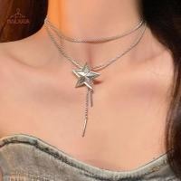 ราคา GALAXIA Titanium Steel Pull Butterfly Necklace Womens Long Tassel Clavicle Chain Light Luxury Fashion Versatile Hot Girl Body Jewelry (24320424641)