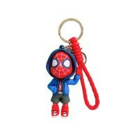 ราคา พวงกุญแจ marvel สำหรับspiderman captain iron man ซิลิโคน จี้ห้อยกระเป๋าตกแต่ง (23762610724)