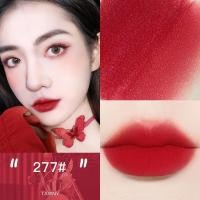 ราคา Velvet Matte Canned Lip Silky Non faded Thin Mousse Lipstick Long Lasting Non smudge Lipgloss (22986367667)