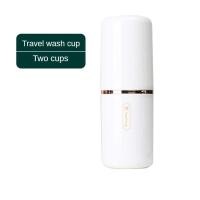 ราคา Travel Portable Toothbrush Cup Bathroom Toothpaste Holder Storage Case Box Organizer Travel Toiletries Storage Cup Set New Creative (22936699510)