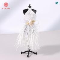 ราคา MYRIADE เสื้อผ้าตุ๊กตาสำหรับ30cm ชุดตุ๊กตาชุดราตรีกระโปรงท้ายยาวชุดเจ้าหญิงชุดตุ๊กตาอุปกรณ์ตกแต่งบ้านตุ๊กตา (24227852586)