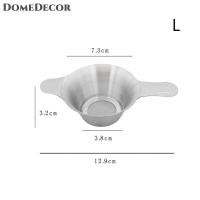 ราคา DomeDecor ที่กรองชาสแตนเลสแบบนำกลับมาใช้ใหม่ได้กรวยกรองชาแบบตาข่ายละเอียด (24176132188)