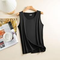 ราคา Chleby Womens Seamless Tank Top Korean Ice Silk Vest Womens Summer Students Slimming Camisole Bottom Underwear (23415230140)