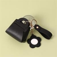 ราคา PU leather mini small coin wallet cute keychain creative mini headphone bag coin wallet (23689004800)