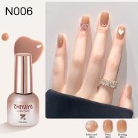 ราคา ยาทาเล็บสีนู้ดใส สีเจลทาเล็บ เจลทาเล็บสีชมพูนู้ดใส เจลทาเล็บสีใสสีนู้ดเจล โทนสีชมพู ต้องอบทาเล็บทาเล็บ เบส ท็อปเจล เบสเจลพร้อมส่ง 8ml COD doom (24424136058)