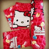 ราคา ปลอกหมอนข้าง ลายคิตตี้ขนม รับปลอกหมอนข้าง 1ใบ ขนาดมาตรฐาน ผ้าCotton สีไม่ตก (3948516748)