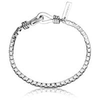 ราคา Silver Geometric Bracelet Simple Charm Elegant Women Accessories Couples Student Bracelet Birthday Party Gift Exquisite Jewelry (22537416689)