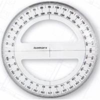 ราคา ISOMARS Protector 360 องศา และ เรขาวงกลมออกแบบ 360 องศา ไม้บรรทัด ไม้โปรเทคเตอร์ ใช้สำหรับงานออกแบบ (19895844159)