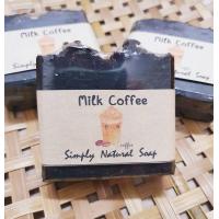 ราคา สบู่กาแฟ นมสด Oil Soap สบู่น้ำมันธรรมชาติ100 Coffee Milk Soap Simply Natural Soap 100 (6320792696)