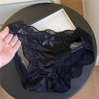 ราคา Silk Lace Panties Comfortable French Style Underwear For Woman Mesh Seamless Low Waist Panties (24531757172)