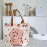 ราคา Handbag With Purse Women Fashion Casual Cartoon Animation Pattern Portable Canvas Student Casual Mini Handbag Female Large Capacity Shoulder Bag (23410975940)