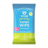 ราคา Viva Makeup Remover Wipe 20 Sheets ทิชชู่เปียกเช็ดเครื่องสำอาง (24416681467)